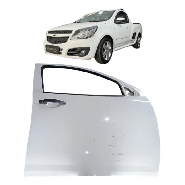 Porta Dianteira Direita Chevrolet Montana Agile 2013 Dianteira Direito Branco