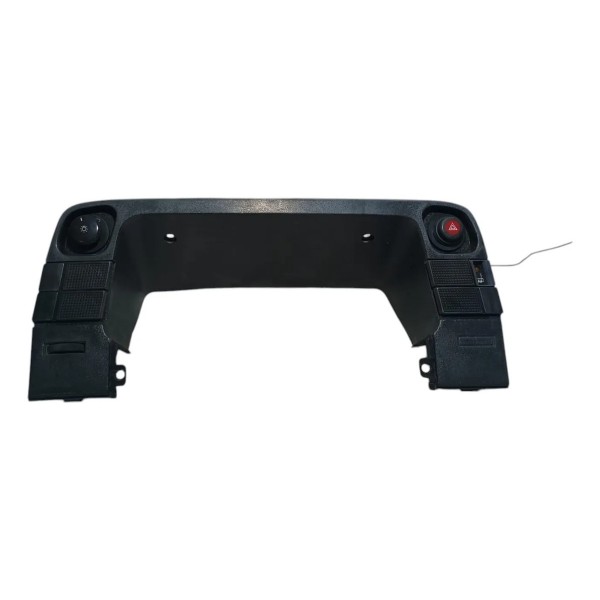 Moldura Painel Instrumento Botão Alerta Gm Kadett 1994 Cinza-escuro