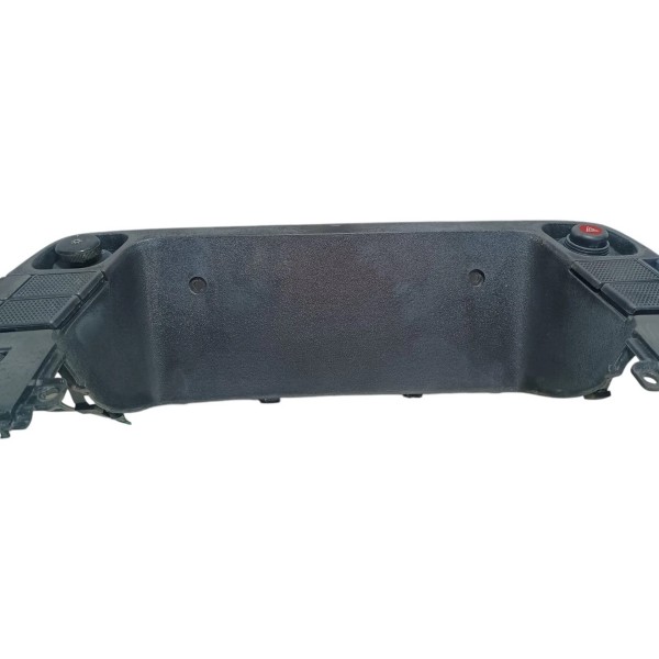 Moldura Painel Instrumento Botão Alerta Gm Kadett 1994 Cinza-escuro
