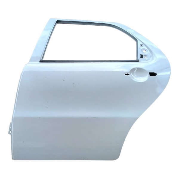 Porta Lado Esquerdo Traseira Fiat Palio Siena Fire 2016 Dianteira Direito Branco