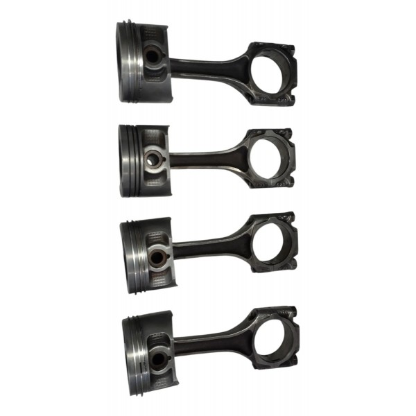 Kit 4 Biela Pistão Biela Motor Ap Gol Saveiro 1.8 8v