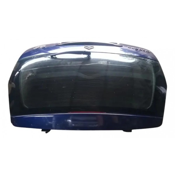 Tampa Traseira Capo Com Vidro Citroen C3 1.6 2008 Azul