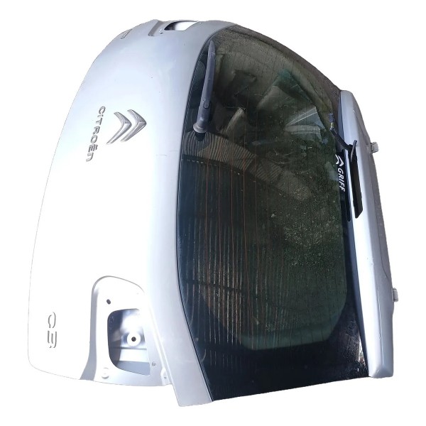 Capo Tampa Traseiro Porta Malas C3 2013 Com Detalhes Prata