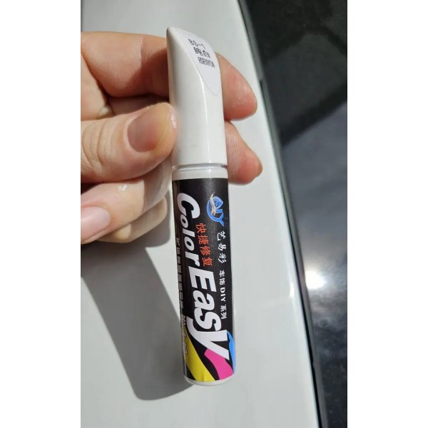 Caneta Tira Riscos Retoque Automotivo Carro E Moto Cor Branco