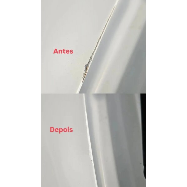 Caneta Tira Riscos Retoque Automotivo Carro E Moto Cor Branco