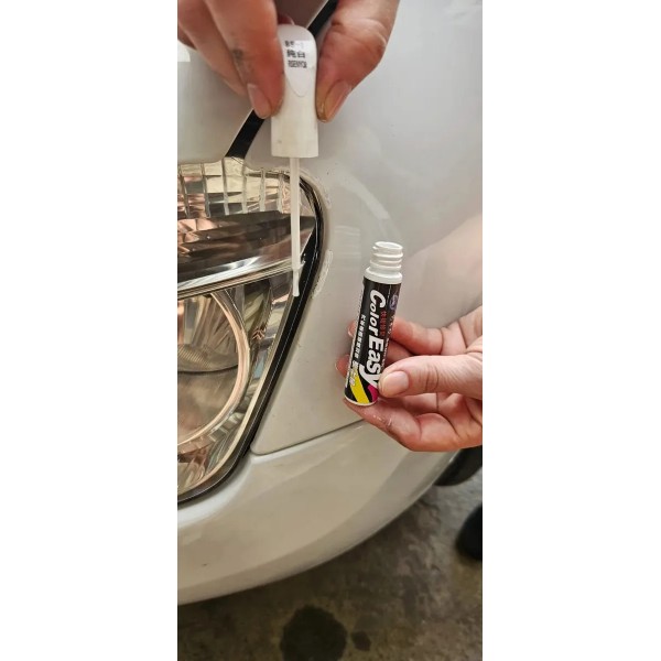 Caneta Tira Riscos Retoque Automotivo Carro E Moto Cor Branco