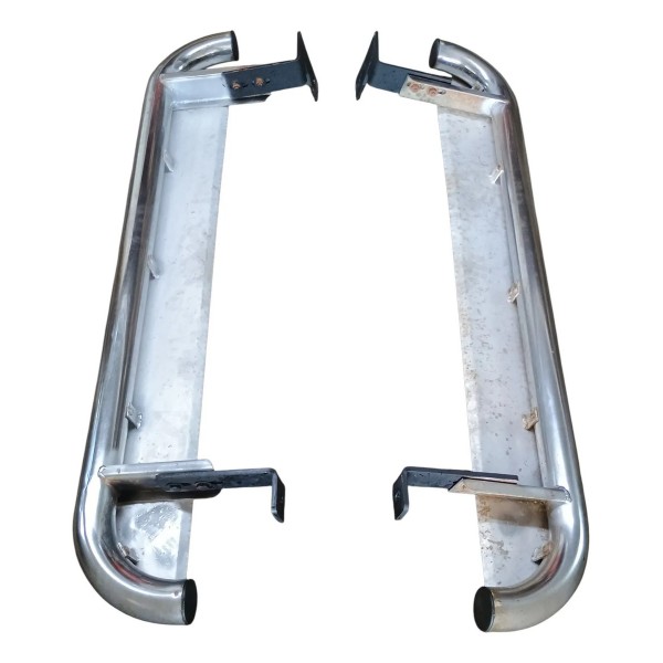 Estribo Lateral Gm S10 1999 A 2005 Par Cromado Cromado