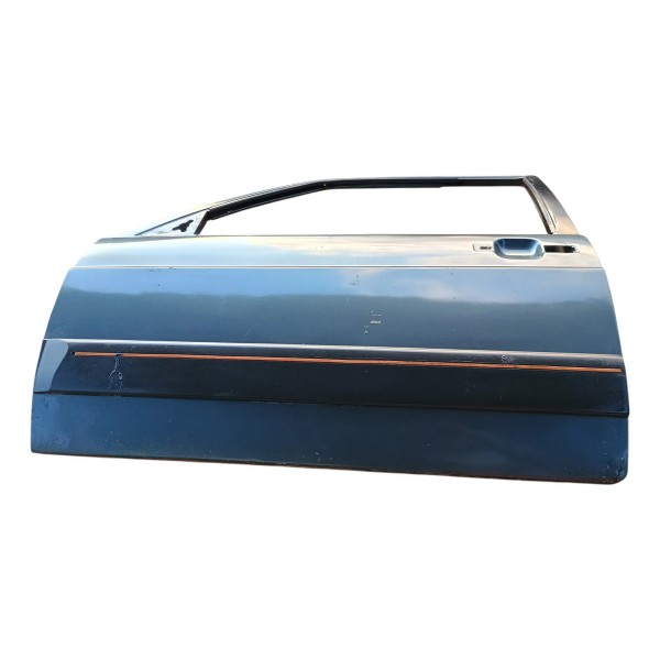 Porta Lado Esquerdo Vw Gol Quadrado 91 C/ Detalhes Dianteira Esquerdo Azul