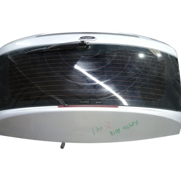 Capo Tampa Traseira Com Vidro Ford Fiesta Hatch 2012 Prata
