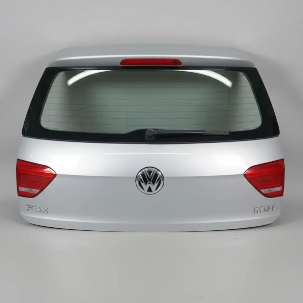 Tampa Traseira Porta Malas Vw Fox Msi 2015 Completo Cinza