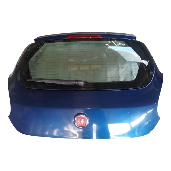 Tampa Traseira Capo Com Vidro Fiat Bravo 2012 Azul-turquesa