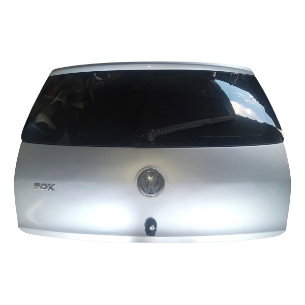 Tampa Capo Traseiro Vw Fox 2005 À 2009 Prateado