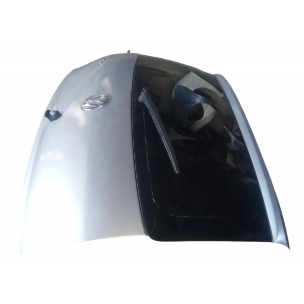 Tampa Capo Traseiro Vw Fox 2005 À 2009 Prateado