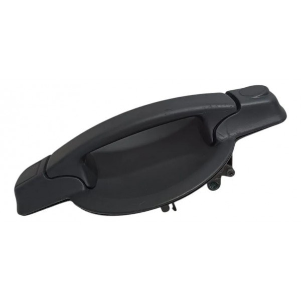 Maçaneta Externa Porta Correr Lateral Ld Fiat Doblo 2008 Preto Traseira
