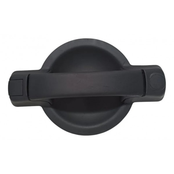 Maçaneta Externa Porta Correr Lateral Ld Fiat Doblo 2008 Preto Traseira
