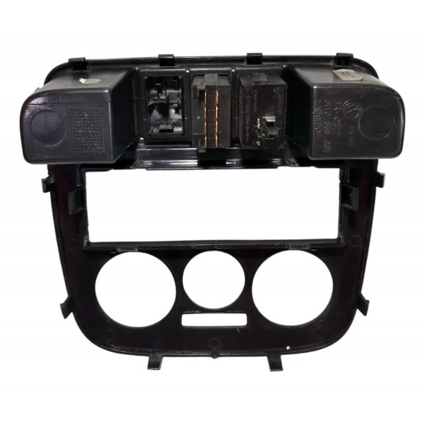 Moldura Painel Central Vw Gol G4 Preto