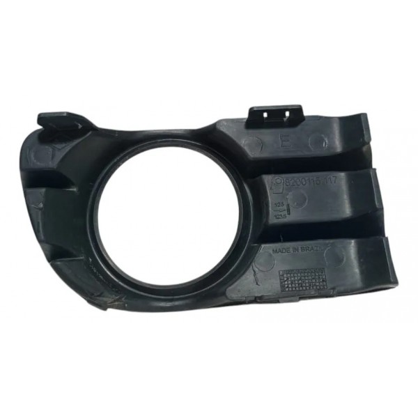 Moldura Farol Milha Esquerdo Renault Megane 2008 Preto Esquerdo