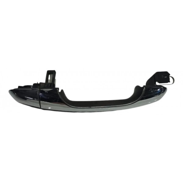 Maçaneta Externa Traseira Esquerda Ford Ecosport 2005 Cromado Traseira