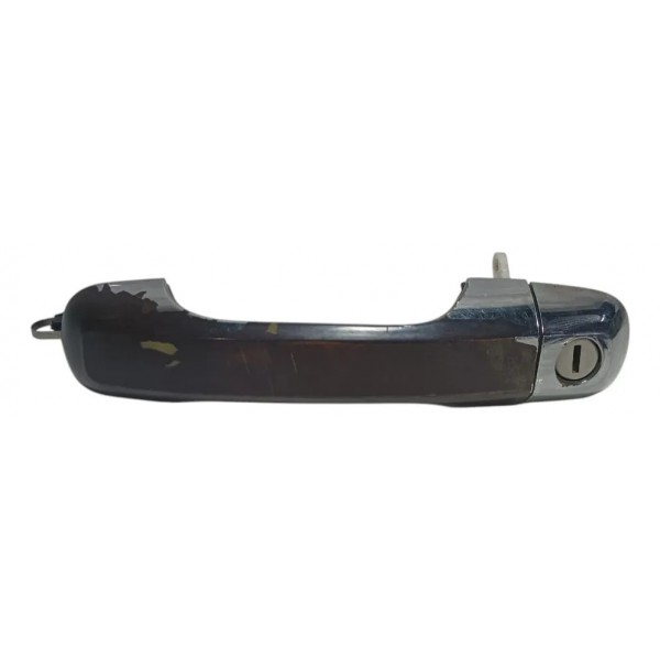 Maçaneta Externa Dianteira Esquerda Ford Ecosport 2005 Cromado Dianteira