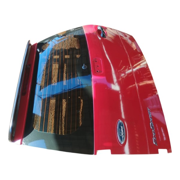 Tampa Traseira Capo Com Vidro Ford Ecosport 2010 Vermelho