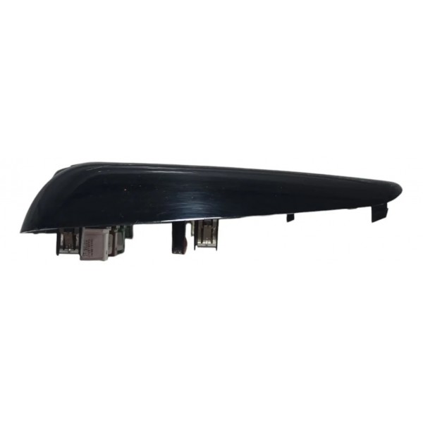 Moldura Central Painel Botão Alerta Citroen Aircross 2013 Preto
