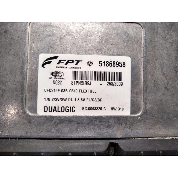 Módulo Injeção Fiat Stilo 1.8 2009 Dualogic 51868958