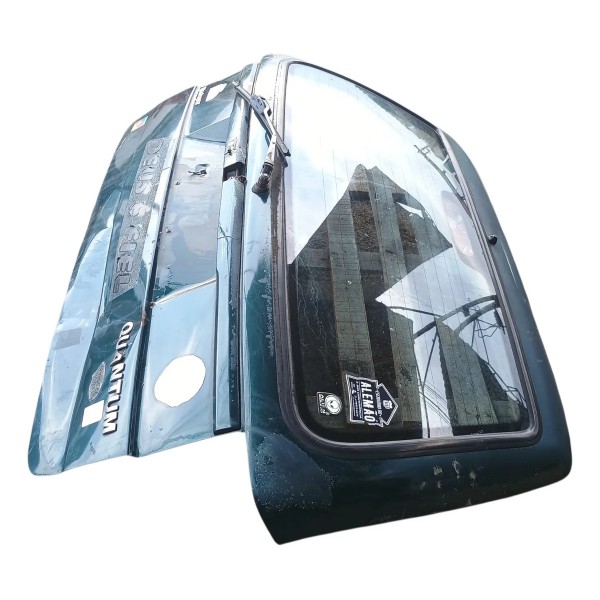 Tampa Traseira Vw Santana Quantum 99 Pra Recuperar Verde