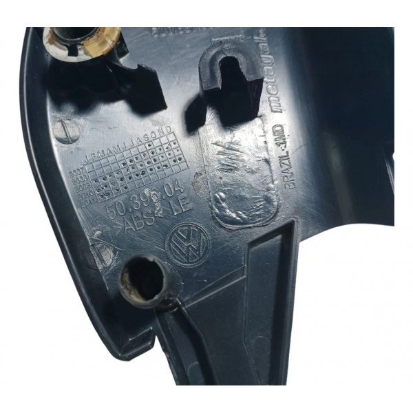Acabamento Retrovisor Manual Esquerdo Vw Gol G5 Preto