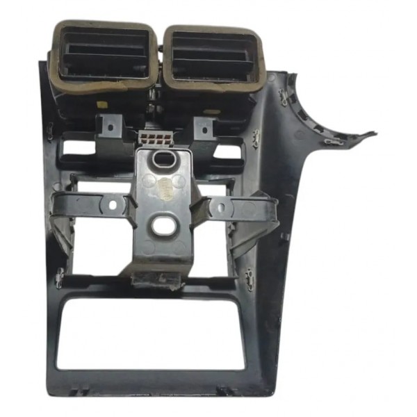 Moldura Central Painel Difusor Botão Alerta Vw Spacefox 2010 Preto