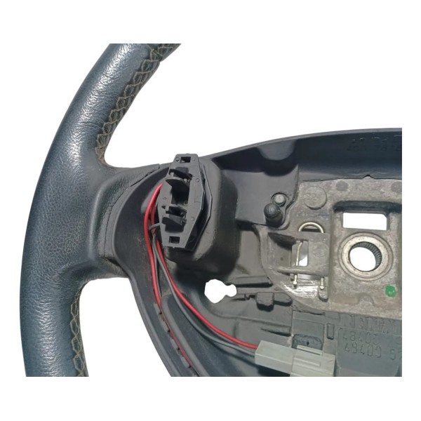 Volante Direção Renault Sandero 2012 Com Detalhes Preto