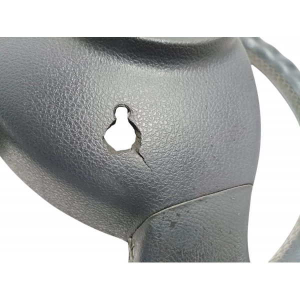 Volante Direção Renault Sandero 2012 Com Detalhes Preto