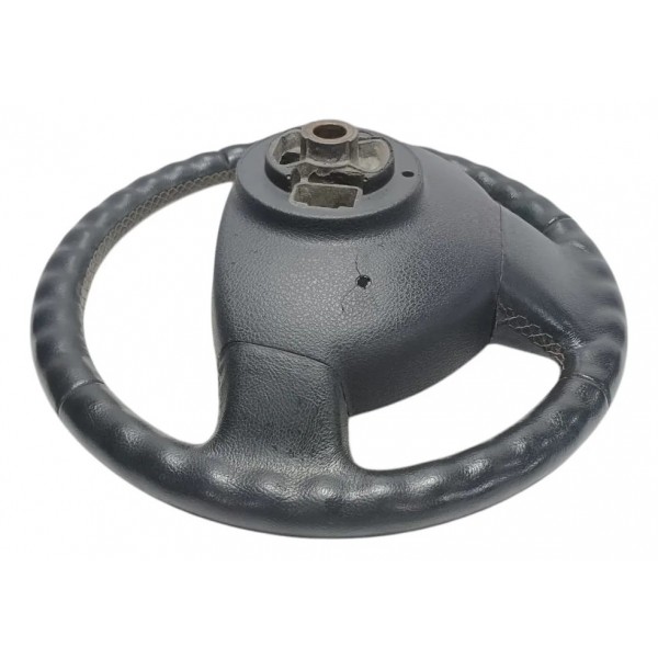 Volante Direção Renault Sandero 2012 Com Detalhes Preto