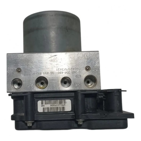 Módulo Abs Freio Peugeot Citroen C4 307 2.0 2005 À 2010 Prata/preto