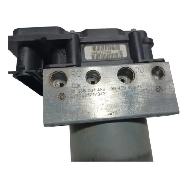 Módulo Abs Freio Peugeot Citroen C4 307 2.0 2005 À 2010 Prata/preto