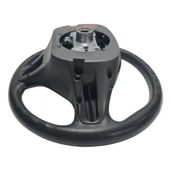 Volante Direção Honda Civic 2008 Preto