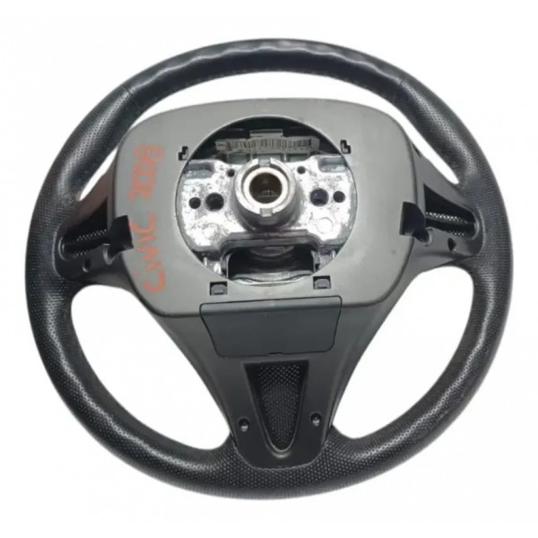 Volante Direção Honda Civic 2008 Preto