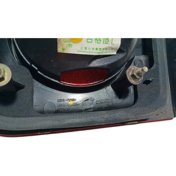 Lanterna Traseira Esquerda Polo Sedan 2007 A 2014 (mala) Esquerdo/motorista Vermelho