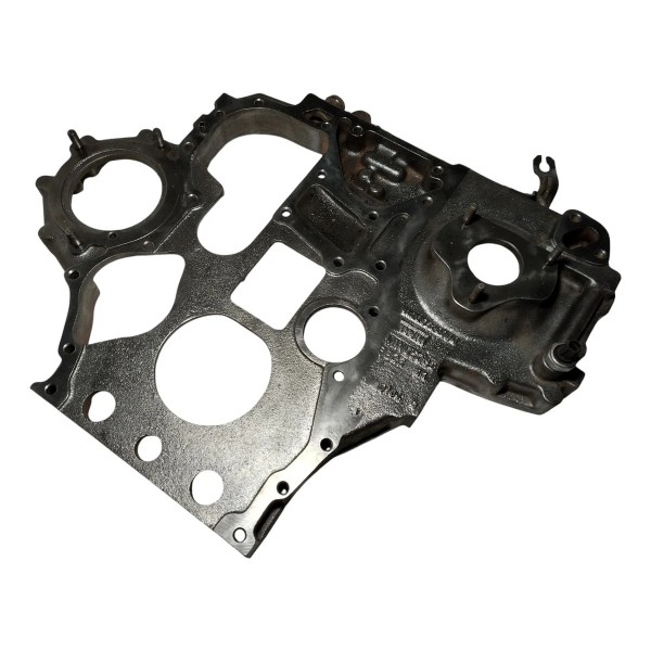 Carcaça Distribuição Motor Mwm X10 Vw 13180 15180 17180 Orig Prateado