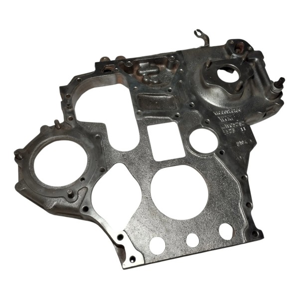 Carcaça Distribuição Motor Mwm X10 Vw 13180 15180 17180 Orig Prateado