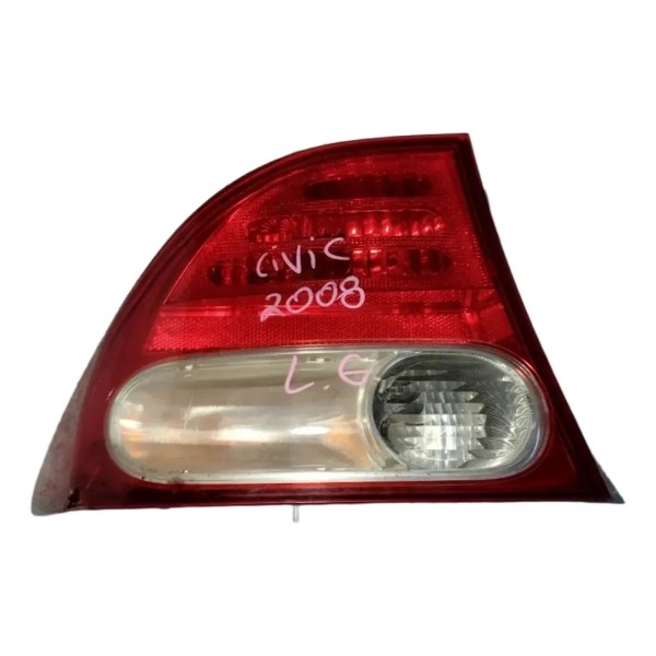 Lanterna Traseira Esquerda Civic 2007 2011 Para Recuperar Esquerdo/motorista Vermelho